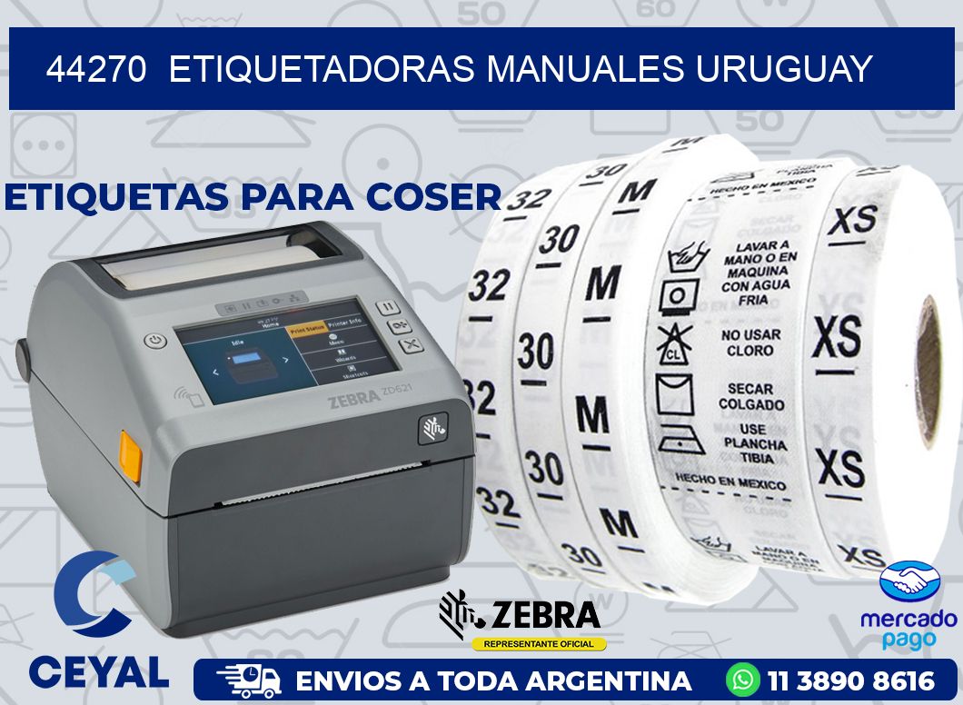 44270  ETIQUETADORAS MANUALES URUGUAY