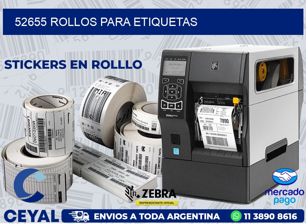 52655 ROLLOS PARA ETIQUETAS