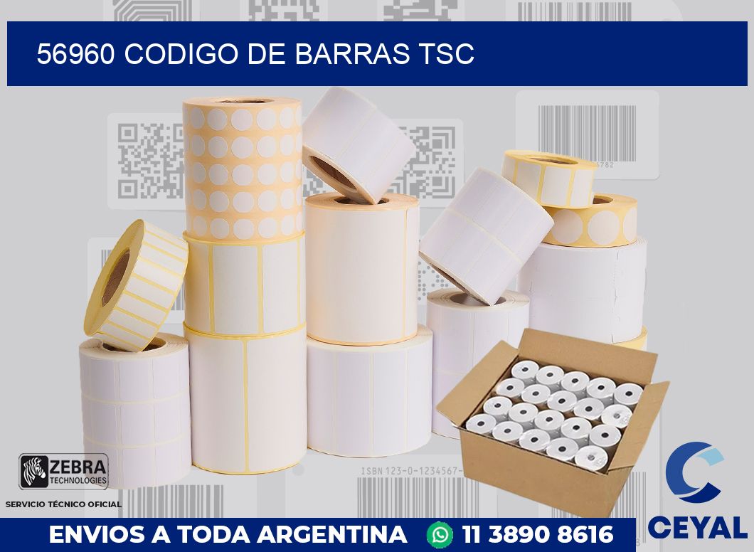 56960 CODIGO DE BARRAS TSC