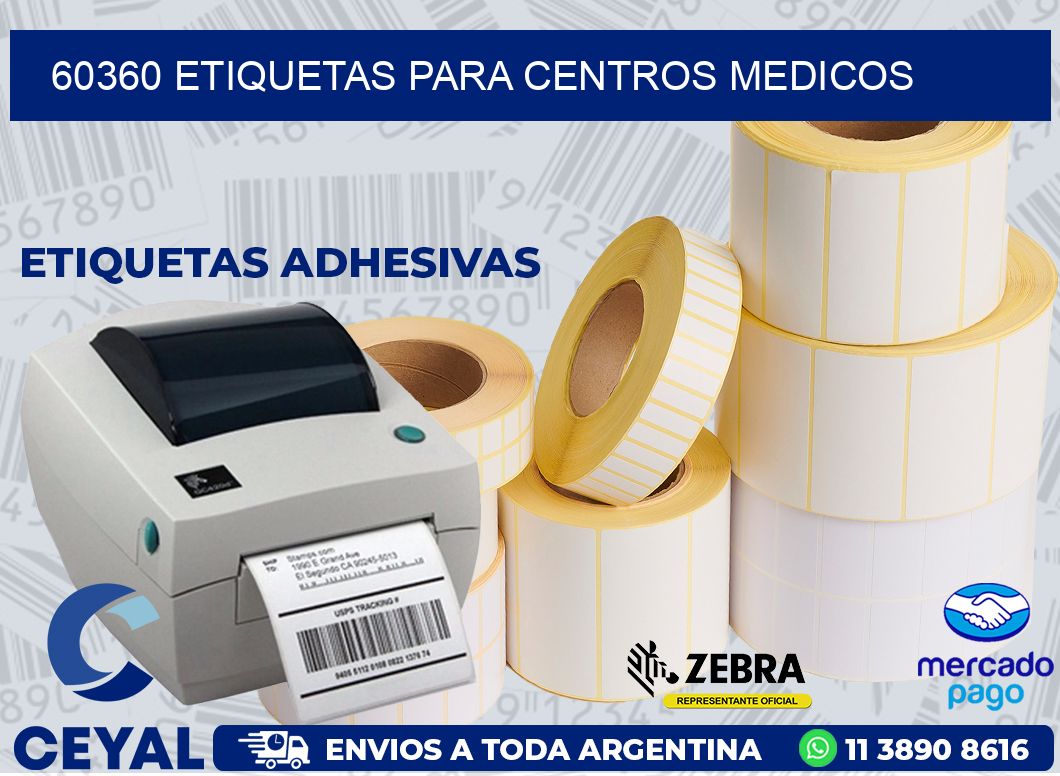 60360 ETIQUETAS PARA CENTROS MEDICOS
