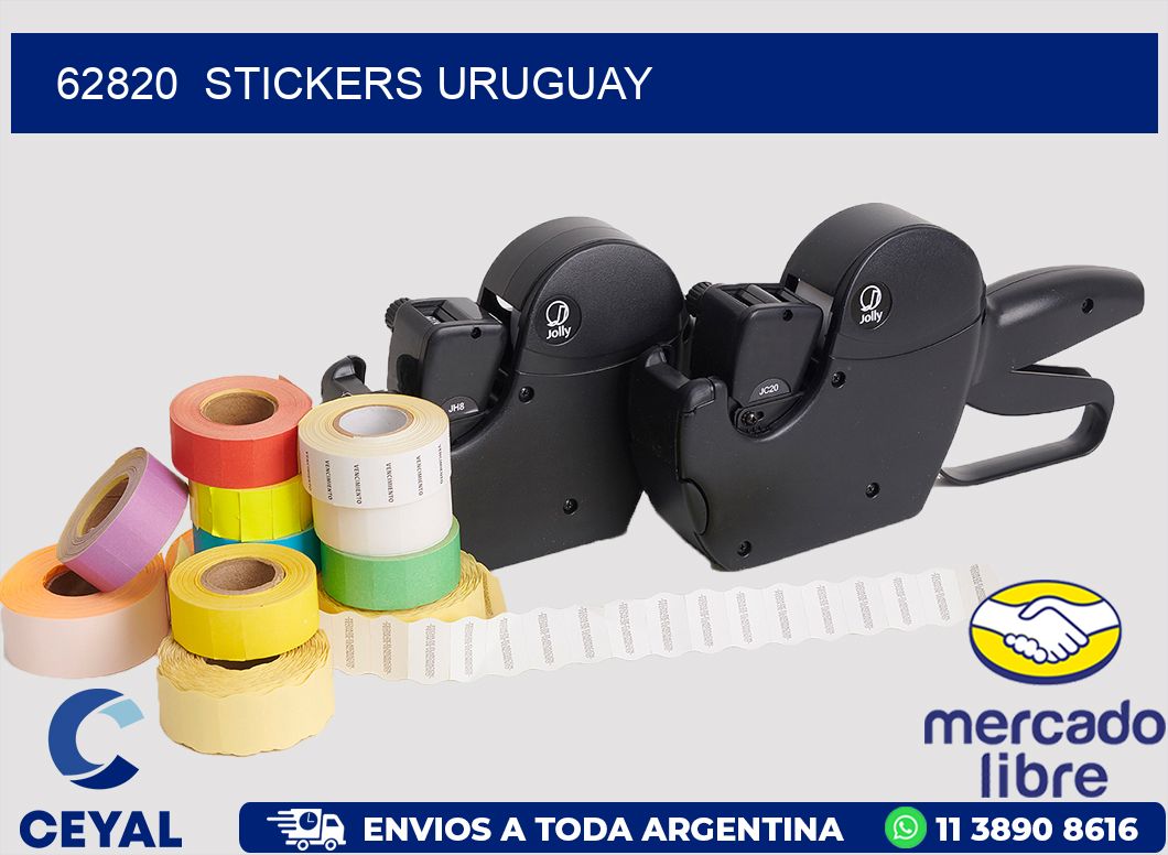 62820 STICKERS URUGUAY