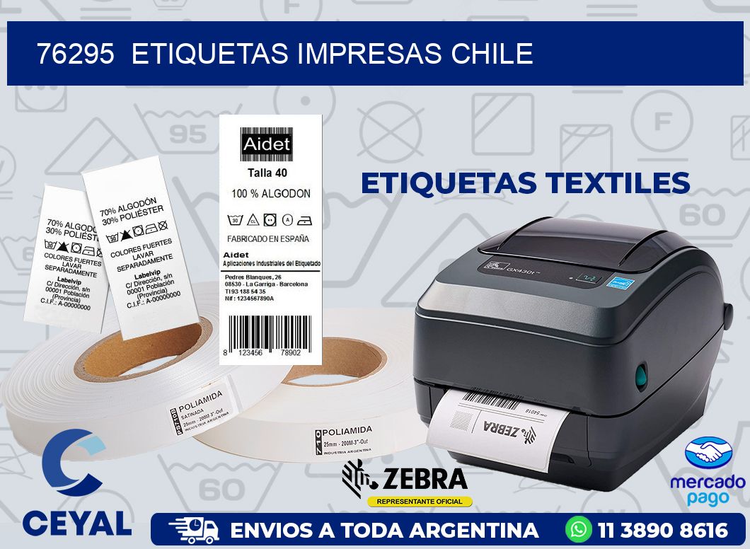 76295  ETIQUETAS IMPRESAS CHILE