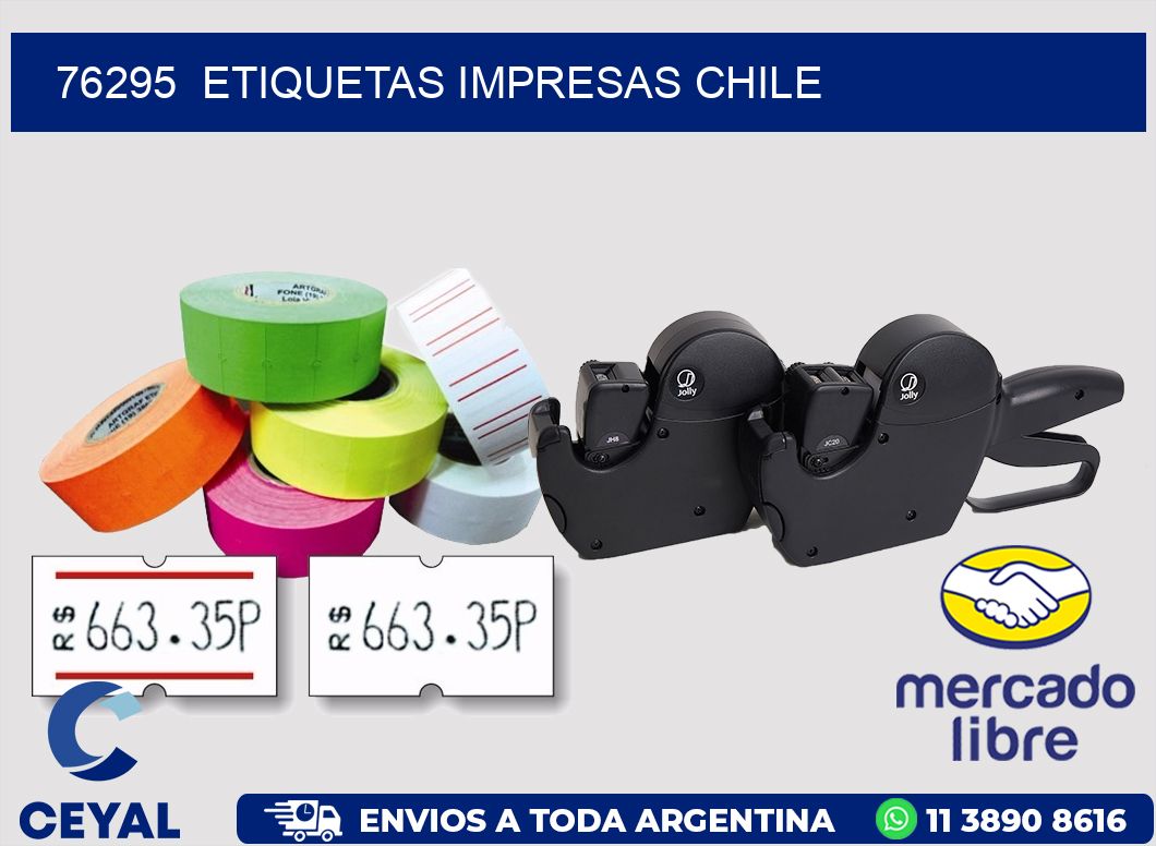 76295  ETIQUETAS IMPRESAS CHILE