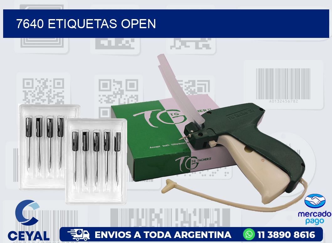 7640 ETIQUETAS OPEN