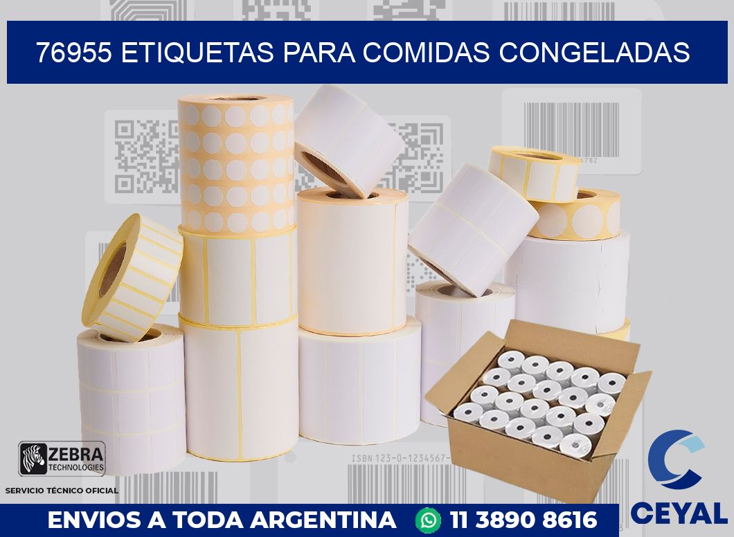 76955 ETIQUETAS PARA COMIDAS CONGELADAS