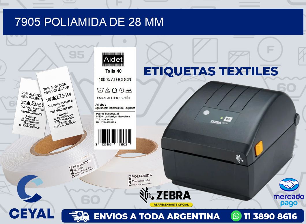 7905 POLIAMIDA DE 28 MM