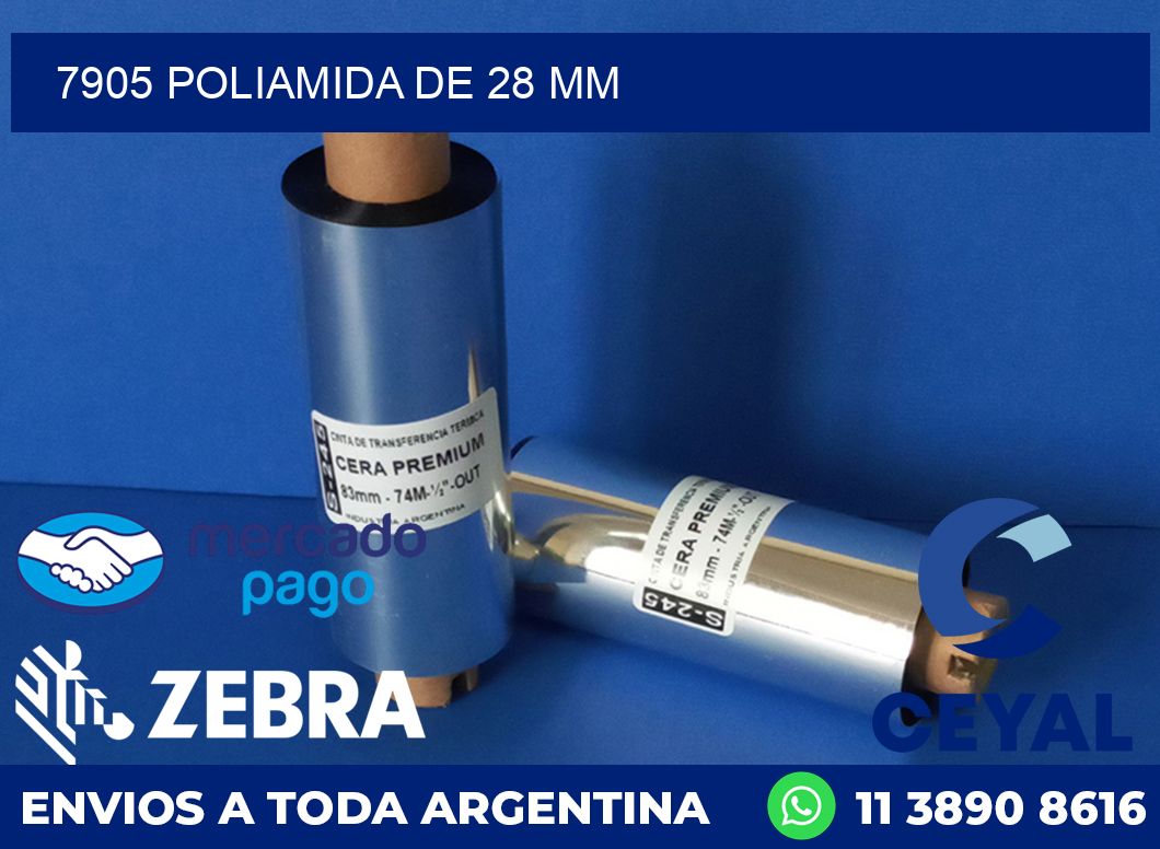 7905 POLIAMIDA DE 28 MM