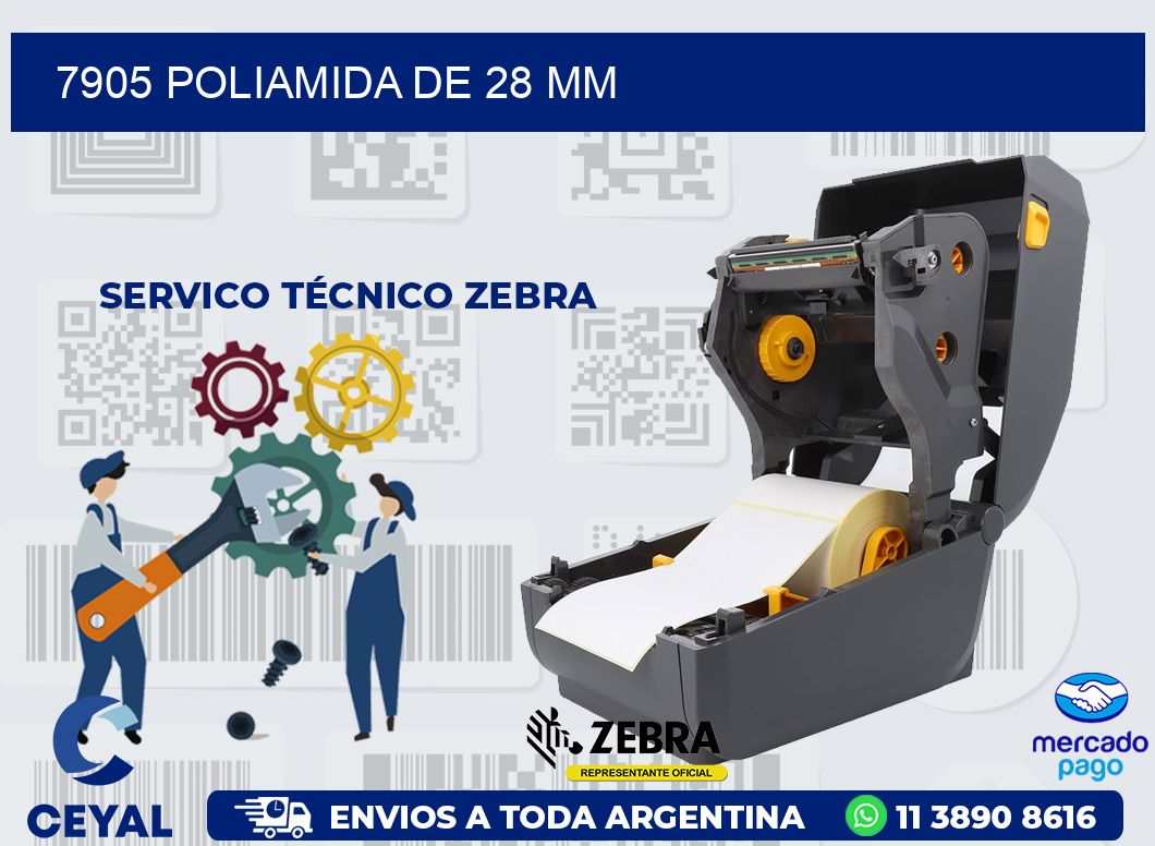 7905 POLIAMIDA DE 28 MM
