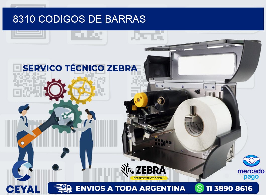 8310 CODIGOS DE BARRAS