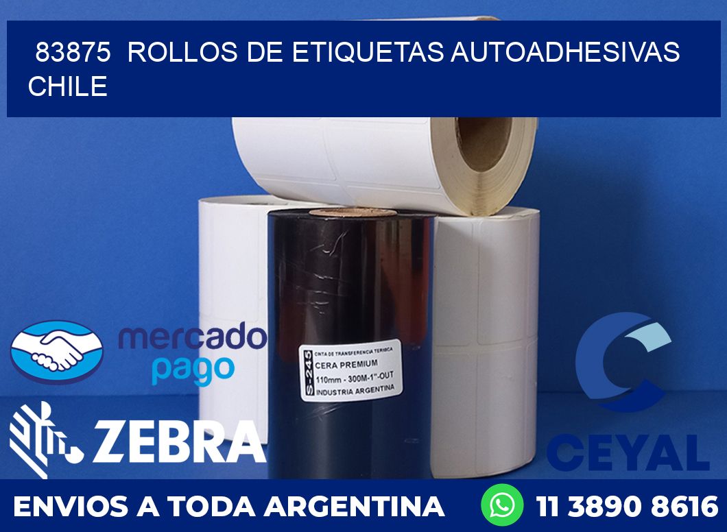 83875 ROLLOS DE ETIQUETAS AUTOADHESIVAS CHILE