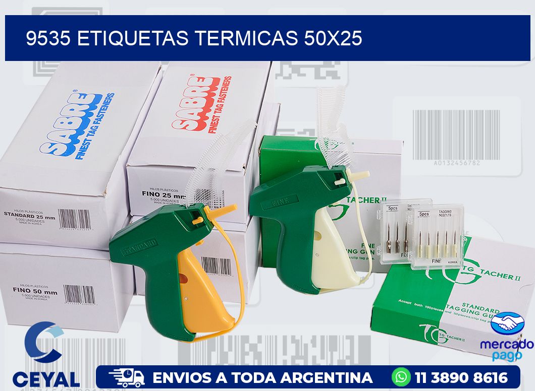 9535 ETIQUETAS TERMICAS 50X25