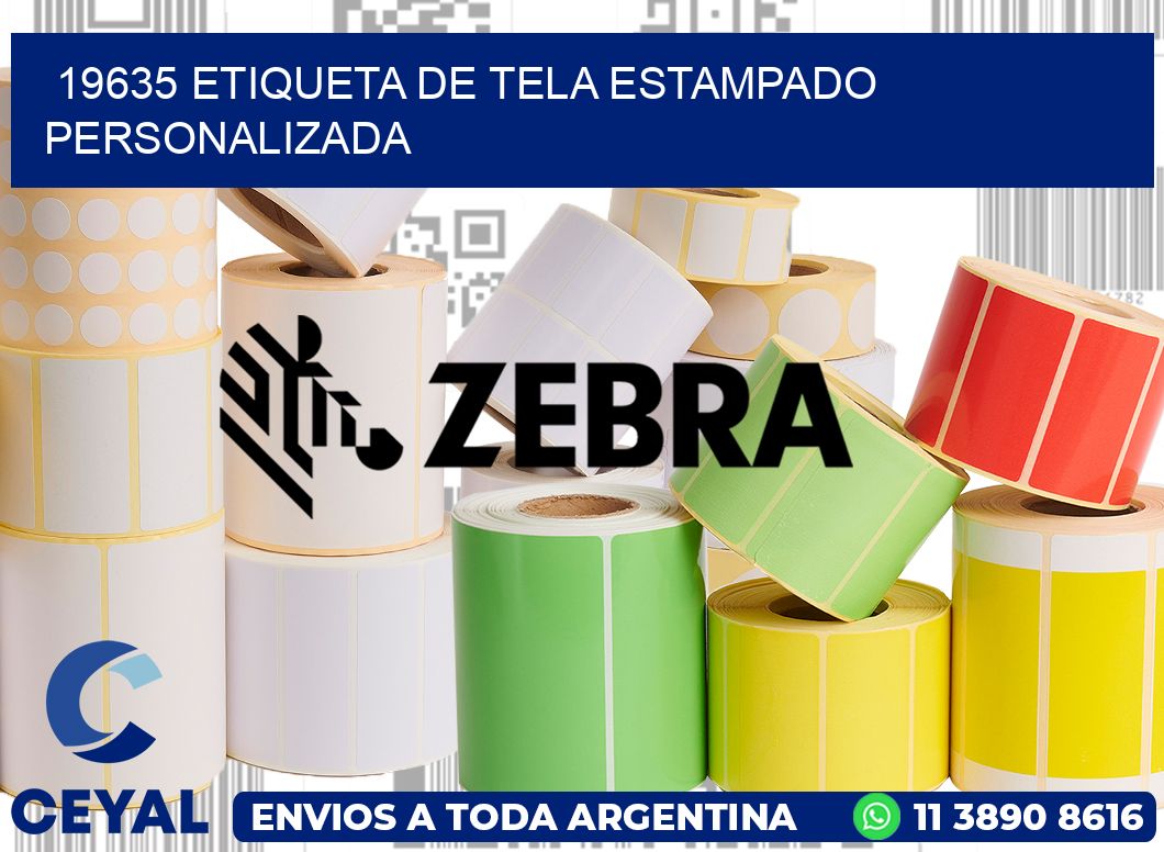 19635 ETIQUETA DE TELA ESTAMPADO PERSONALIZADA