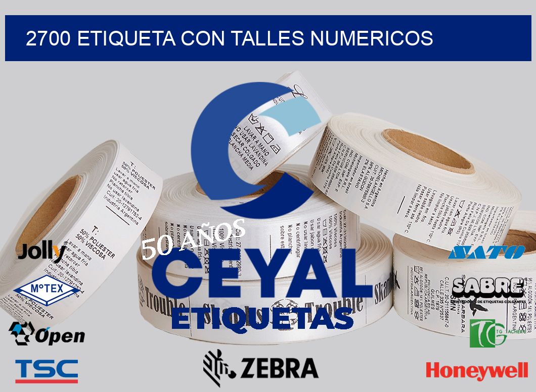 2700 ETIQUETA CON TALLES NUMERICOS