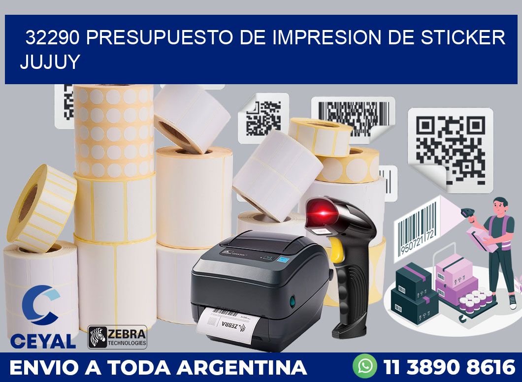 32290 PRESUPUESTO DE IMPRESION DE STICKER JUJUY