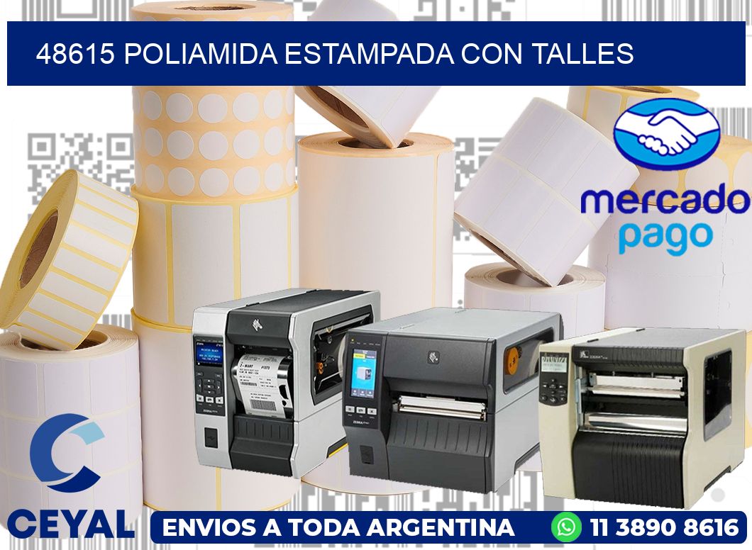 48615 POLIAMIDA ESTAMPADA CON TALLES