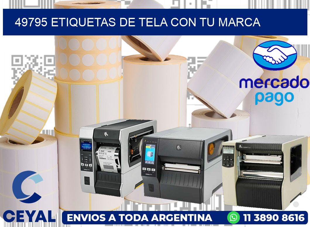 49795 ETIQUETAS DE TELA CON TU MARCA