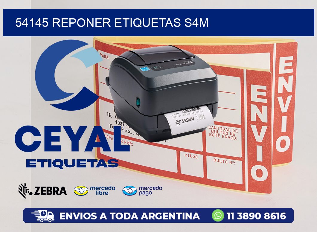 54145 REPONER ETIQUETAS S4M