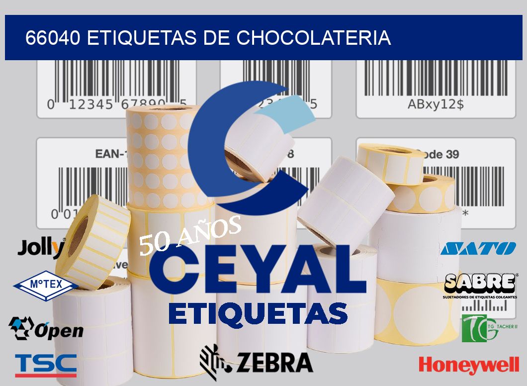 66040 ETIQUETAS DE CHOCOLATERIA