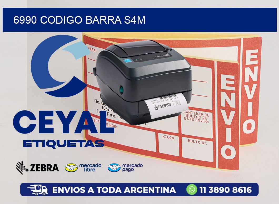 6990 CODIGO BARRA S4M