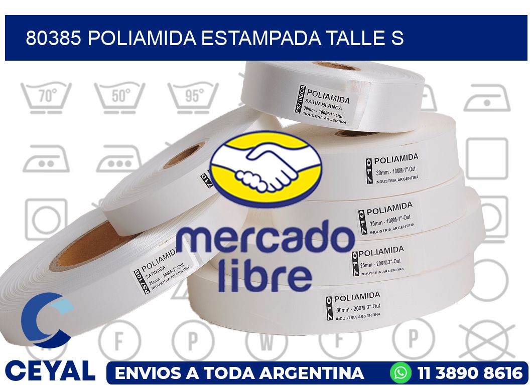 80385 POLIAMIDA ESTAMPADA TALLE S