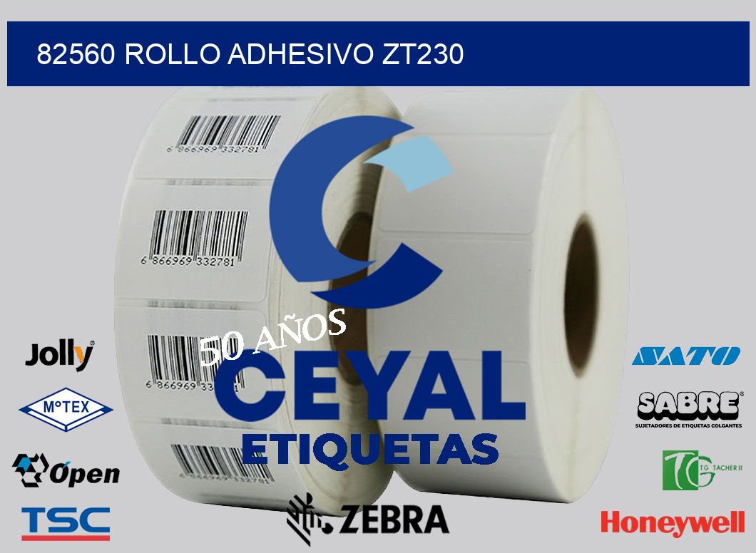 82560 ROLLO ADHESIVO ZT230