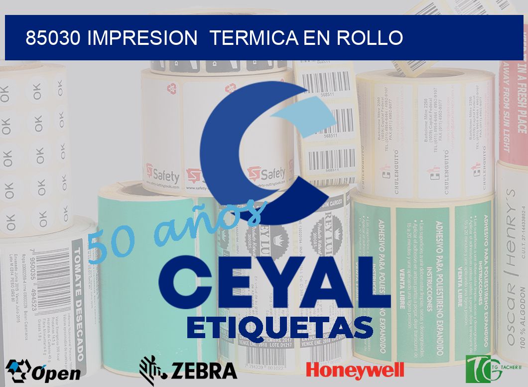 85030 impresion  termica en rollo
