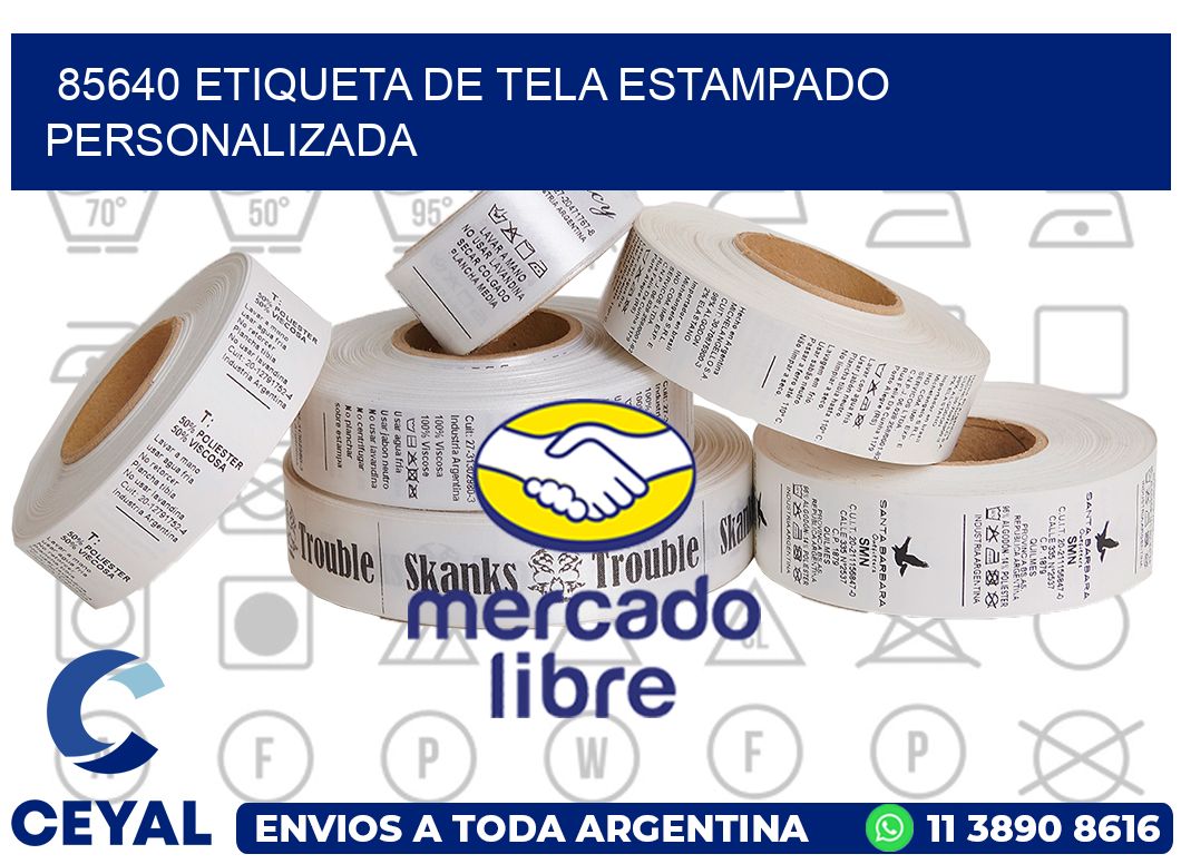 85640 ETIQUETA DE TELA ESTAMPADO PERSONALIZADA