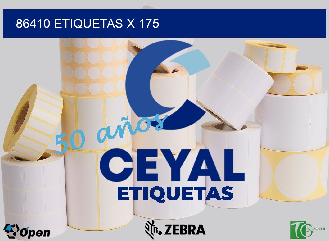 86410 Etiquetas x 175