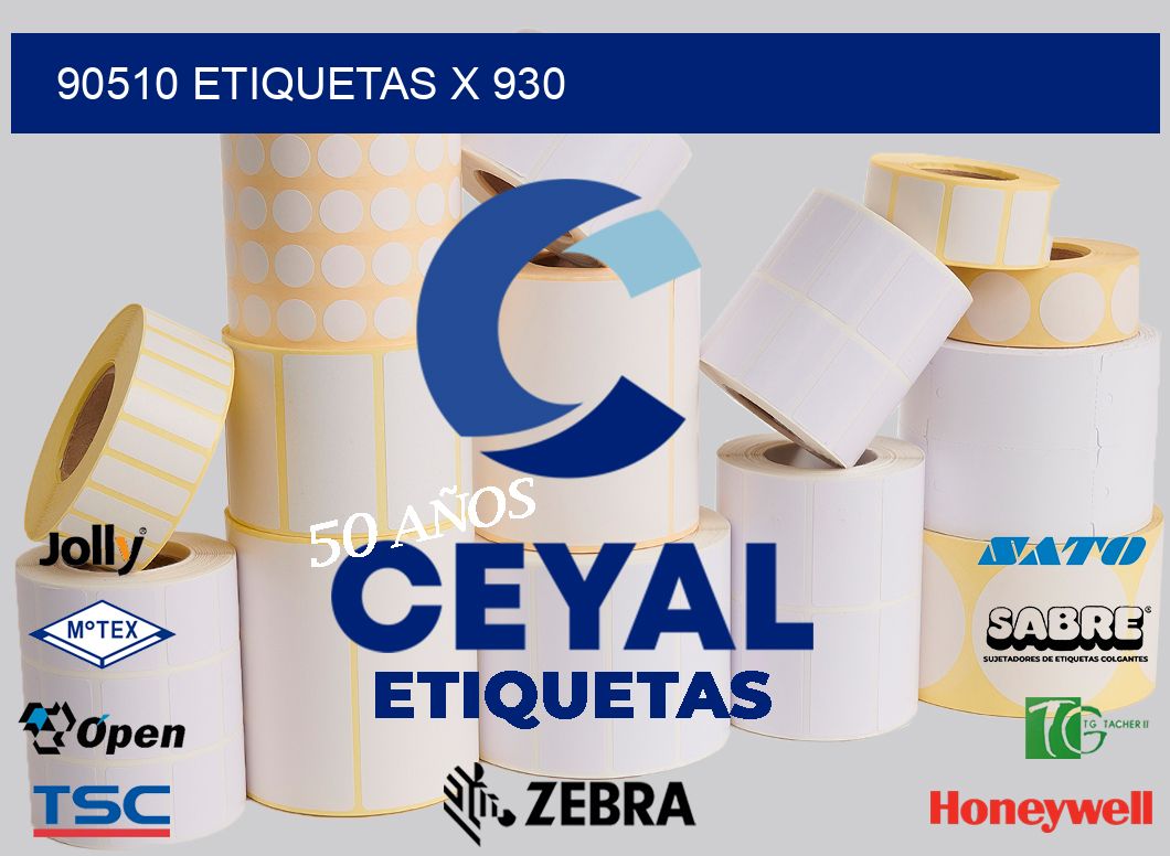 90510 Etiquetas x 930