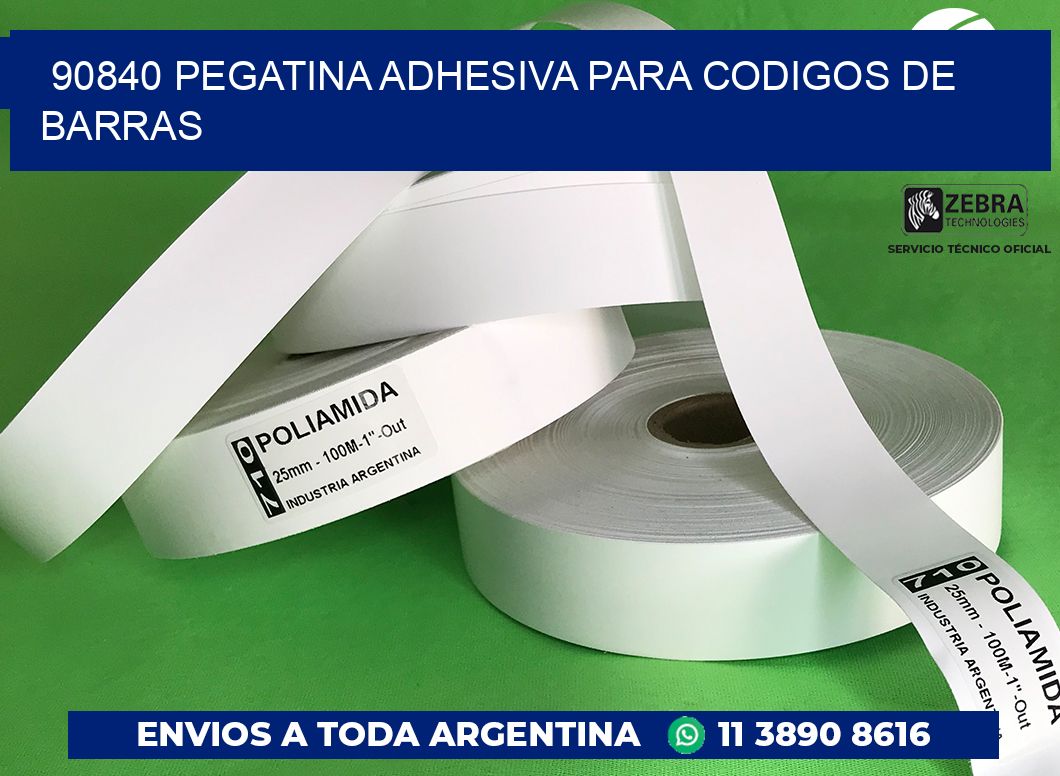 90840 PEGATINA ADHESIVA PARA CODIGOS DE BARRAS