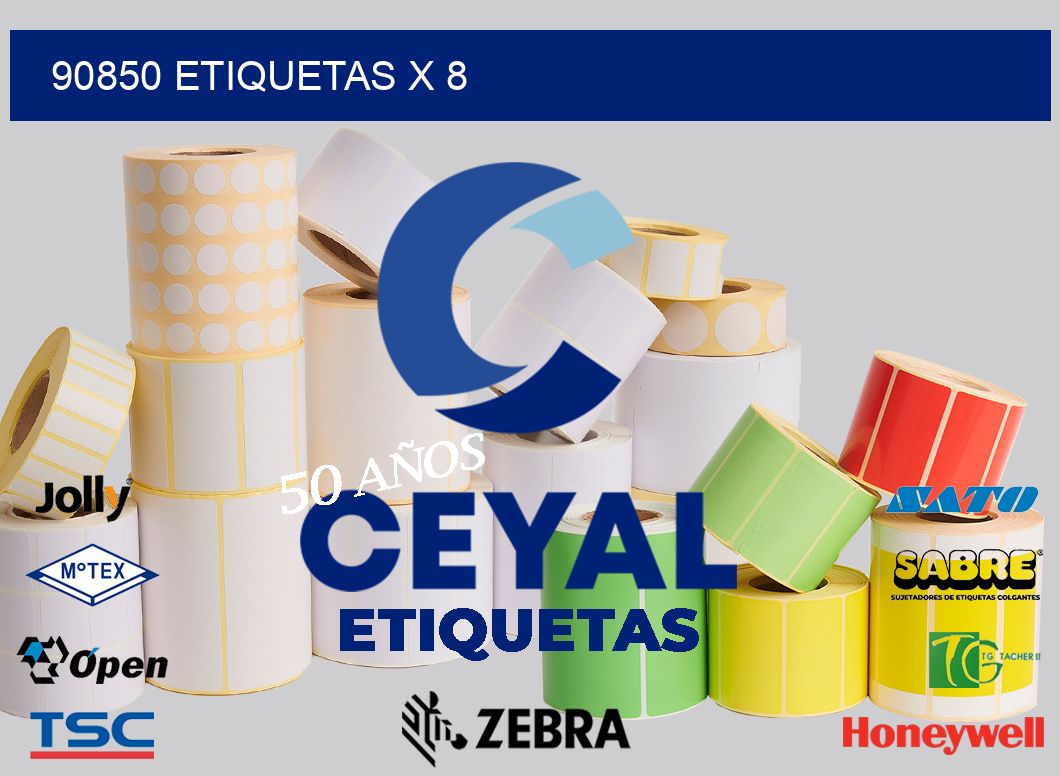90850 Etiquetas x 8