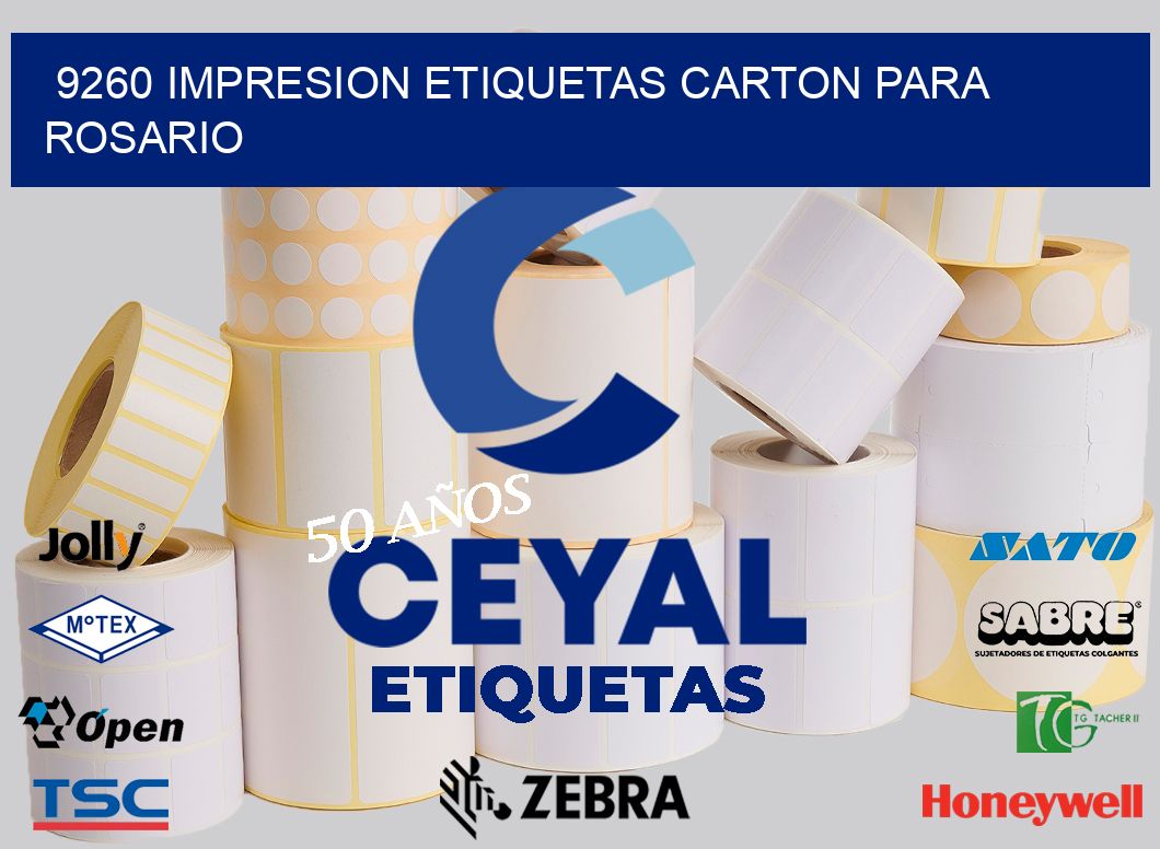 9260 IMPRESION ETIQUETAS CARTON PARA ROSARIO