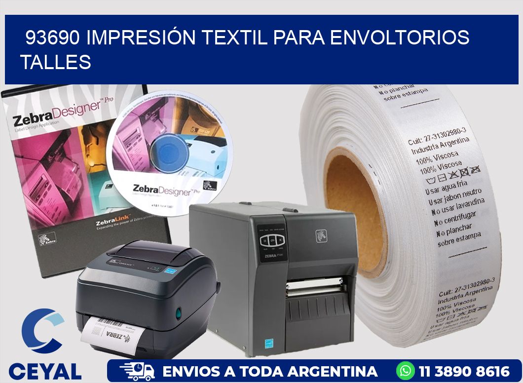93690 IMPRESIÓN TEXTIL PARA ENVOLTORIOS TALLES