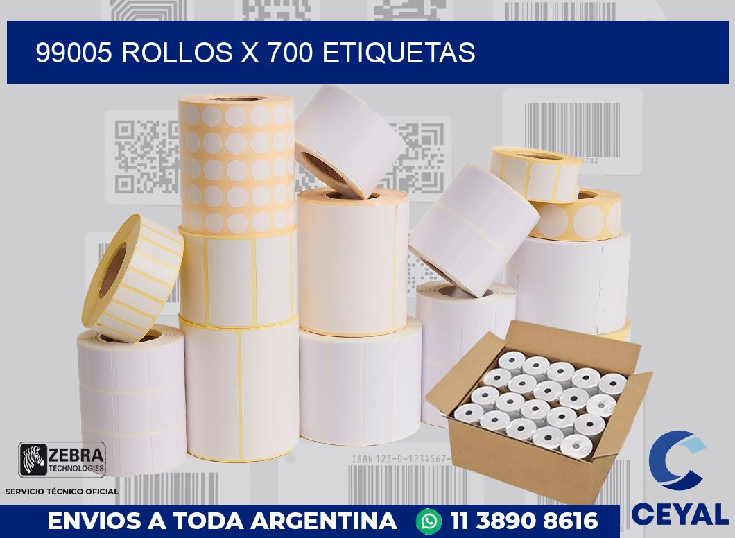 99005 Rollos x 700 etiquetas