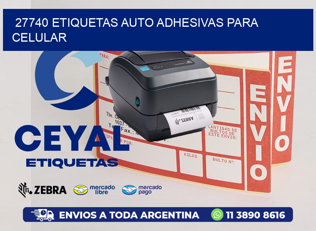 27740 etiquetas auto adhesivas para celular