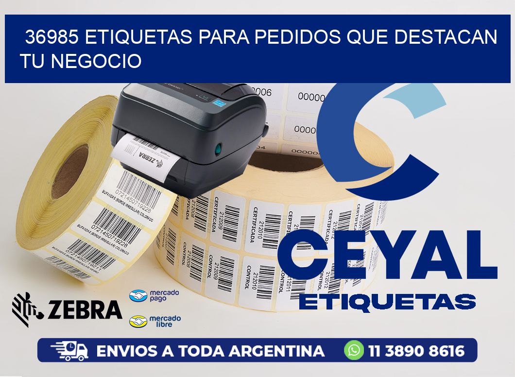 36985 ETIQUETAS PARA PEDIDOS QUE DESTACAN TU NEGOCIO