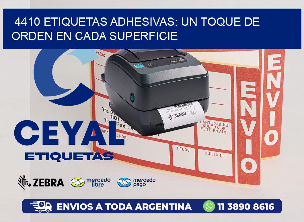 4410 Etiquetas Adhesivas: Un Toque de Orden en Cada Superficie