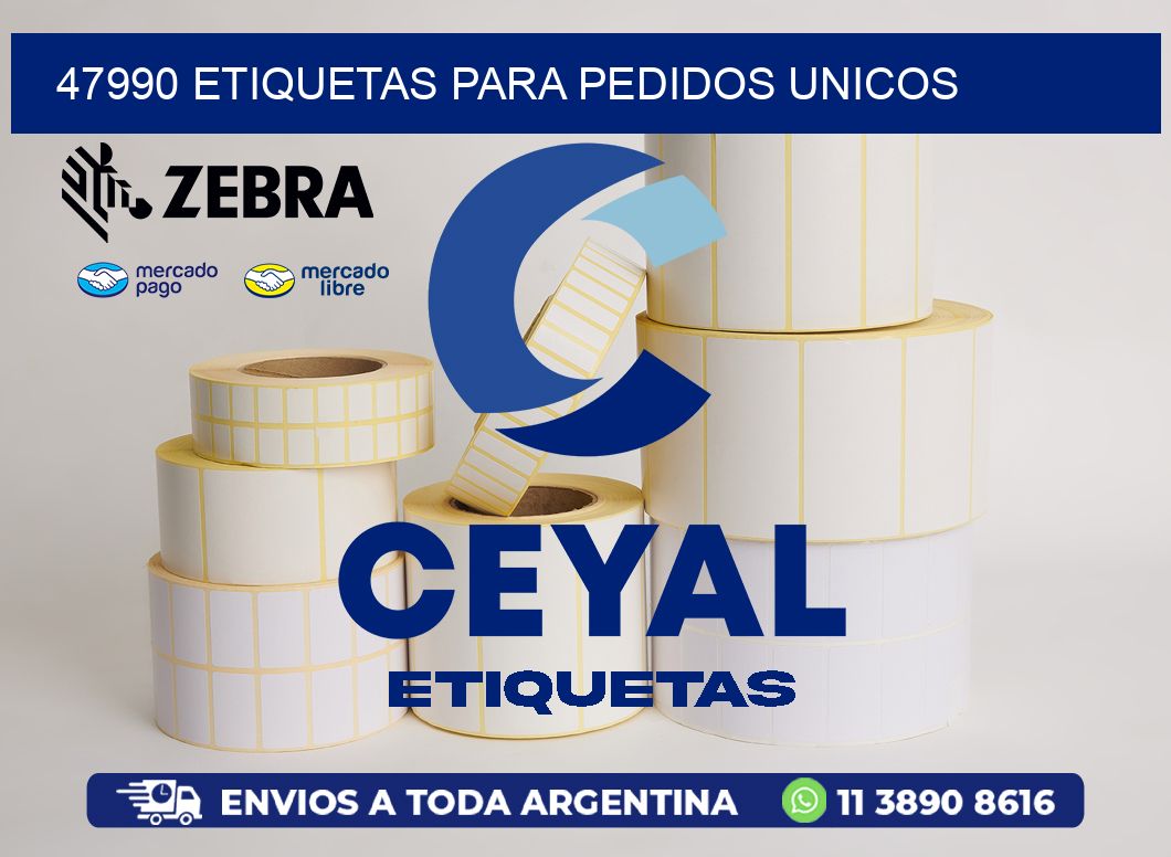 47990 ETIQUETAS PARA PEDIDOS UNICOS
