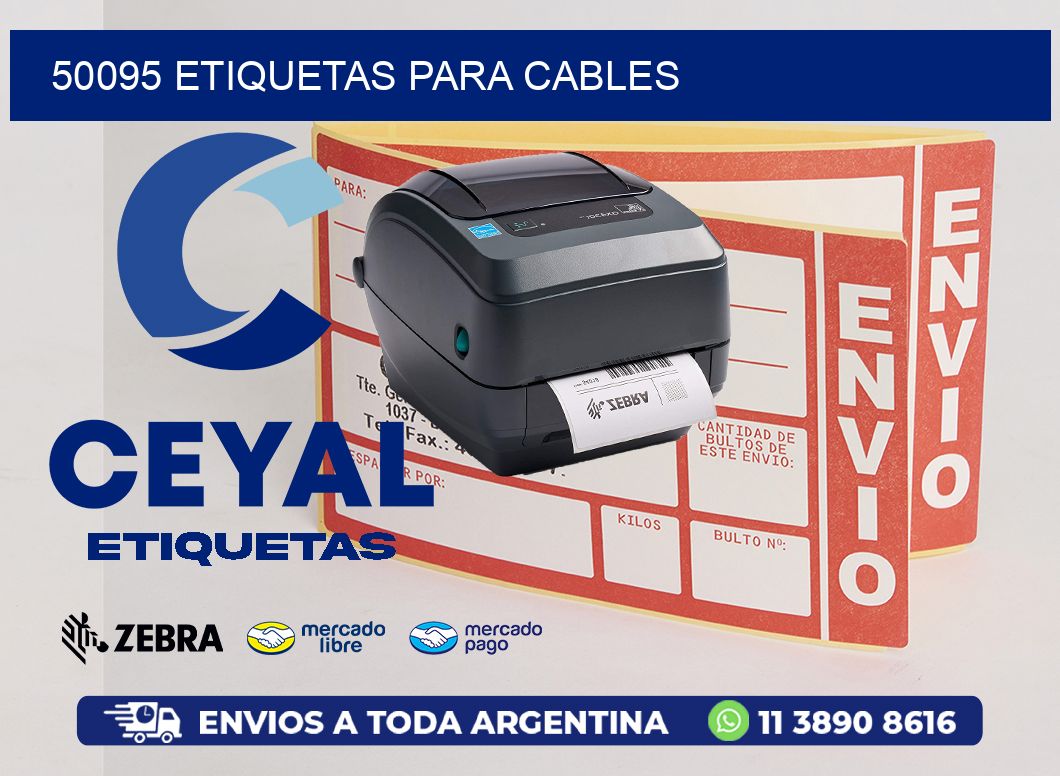 50095 etiquetas para cables