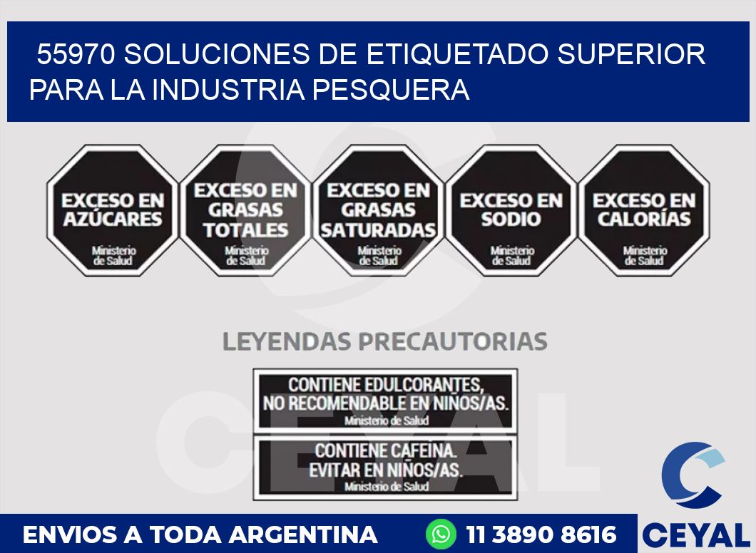 55970 SOLUCIONES DE ETIQUETADO SUPERIOR PARA LA INDUSTRIA PESQUERA