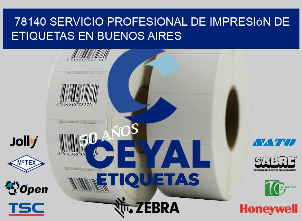 78140 Servicio Profesional de Impresión de Etiquetas en Buenos Aires
