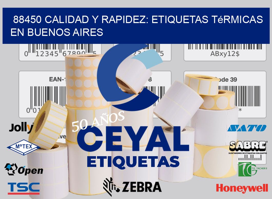 88450 Calidad y Rapidez: Etiquetas Térmicas en Buenos Aires