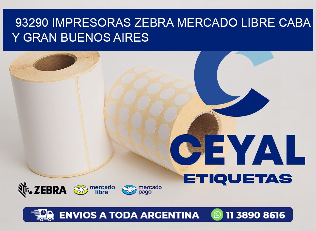 93290 IMPRESORAS ZEBRA MERCADO LIBRE CABA Y GRAN BUENOS AIRES