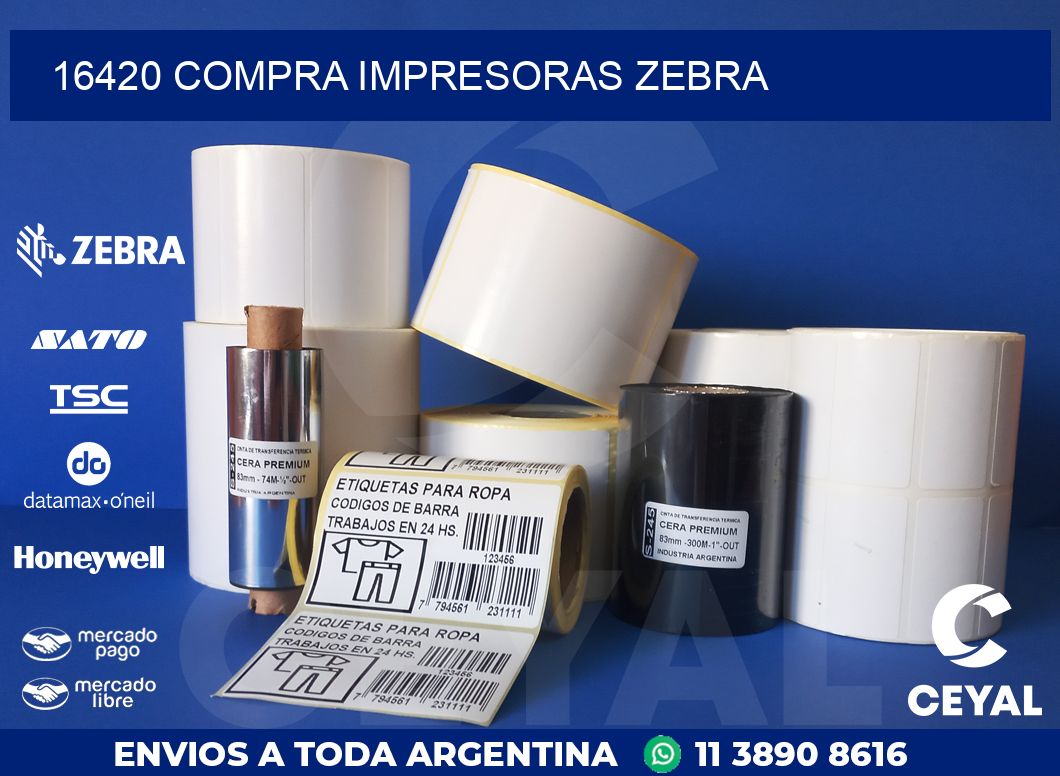 16420 COMPRA IMPRESORAS ZEBRA