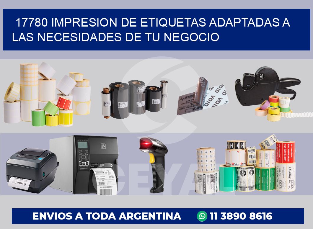 17780 IMPRESION DE ETIQUETAS ADAPTADAS A LAS NECESIDADES DE TU NEGOCIO
