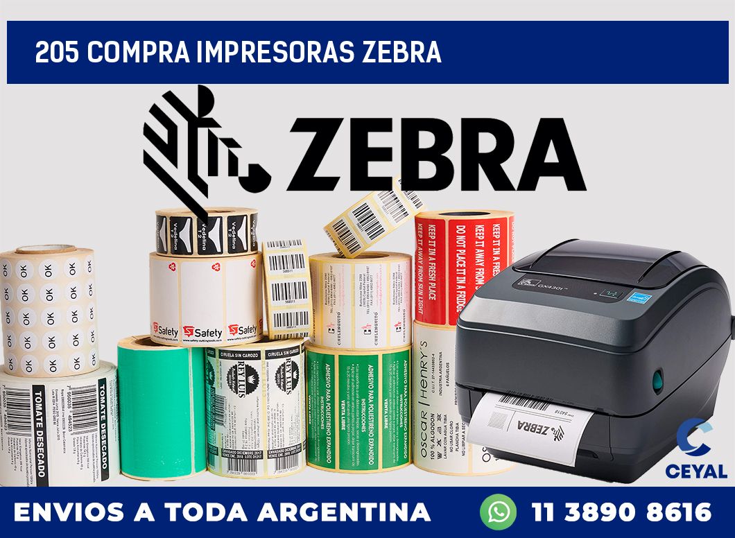 205 COMPRA IMPRESORAS ZEBRA