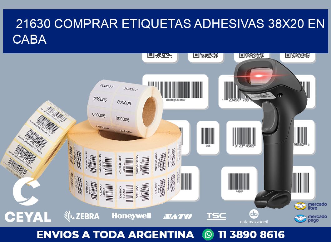 21630 COMPRAR ETIQUETAS ADHESIVAS 38X20 EN CABA