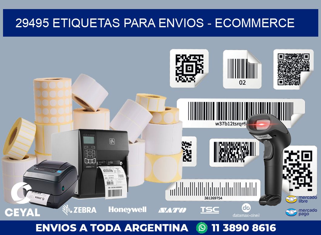 29495 ETIQUETAS PARA ENVIOS - ECOMMERCE