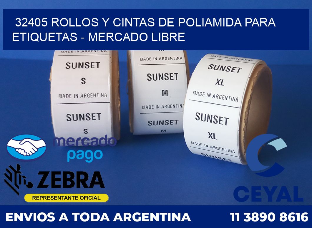 32405 ROLLOS Y CINTAS DE POLIAMIDA PARA ETIQUETAS - MERCADO LIBRE