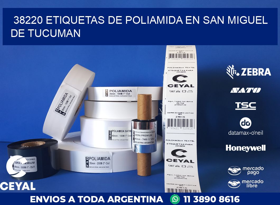 38220 ETIQUETAS DE POLIAMIDA EN SAN MIGUEL DE TUCUMAN